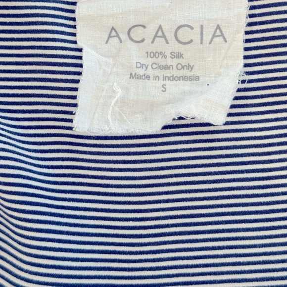 ACASIA Stripe Silk Dress - Picture 2 of 3